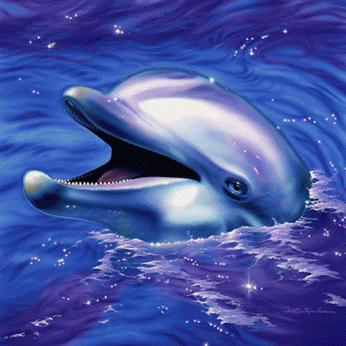 Dancing dolphin